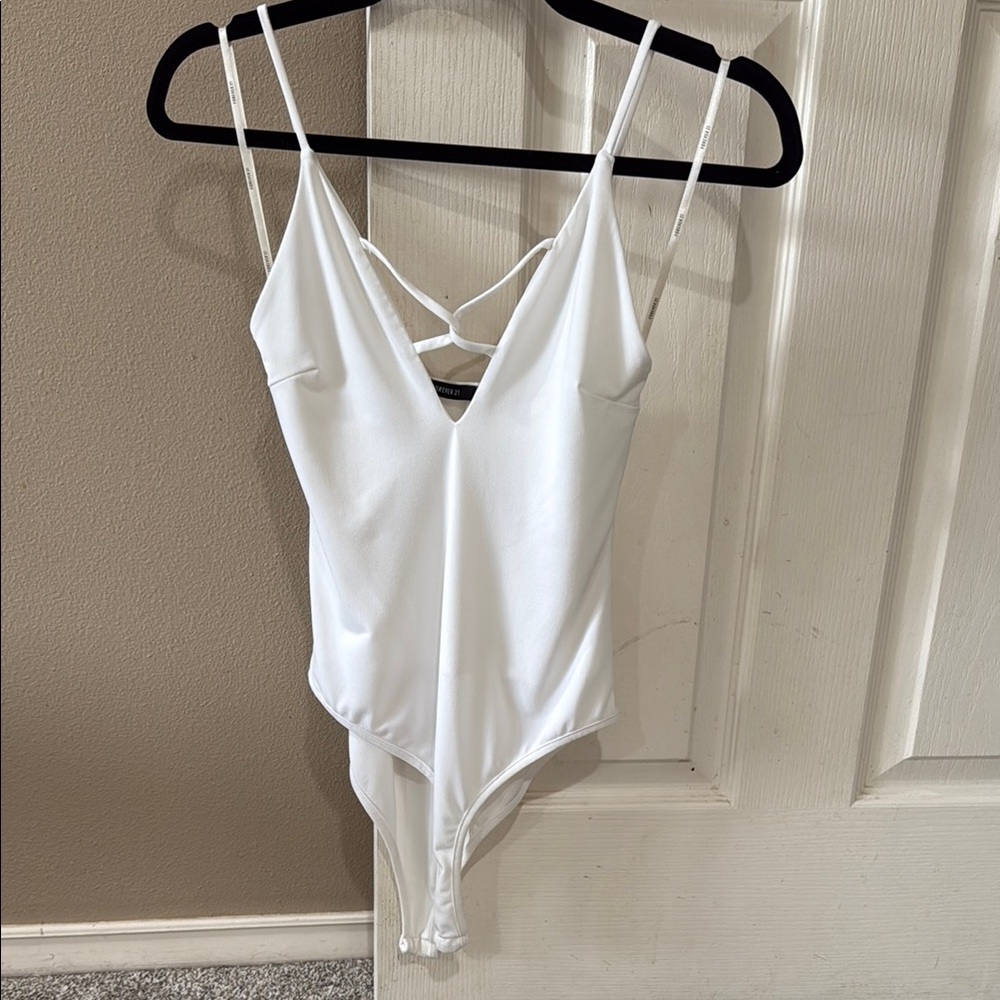 Forever 21 White Bodysuit